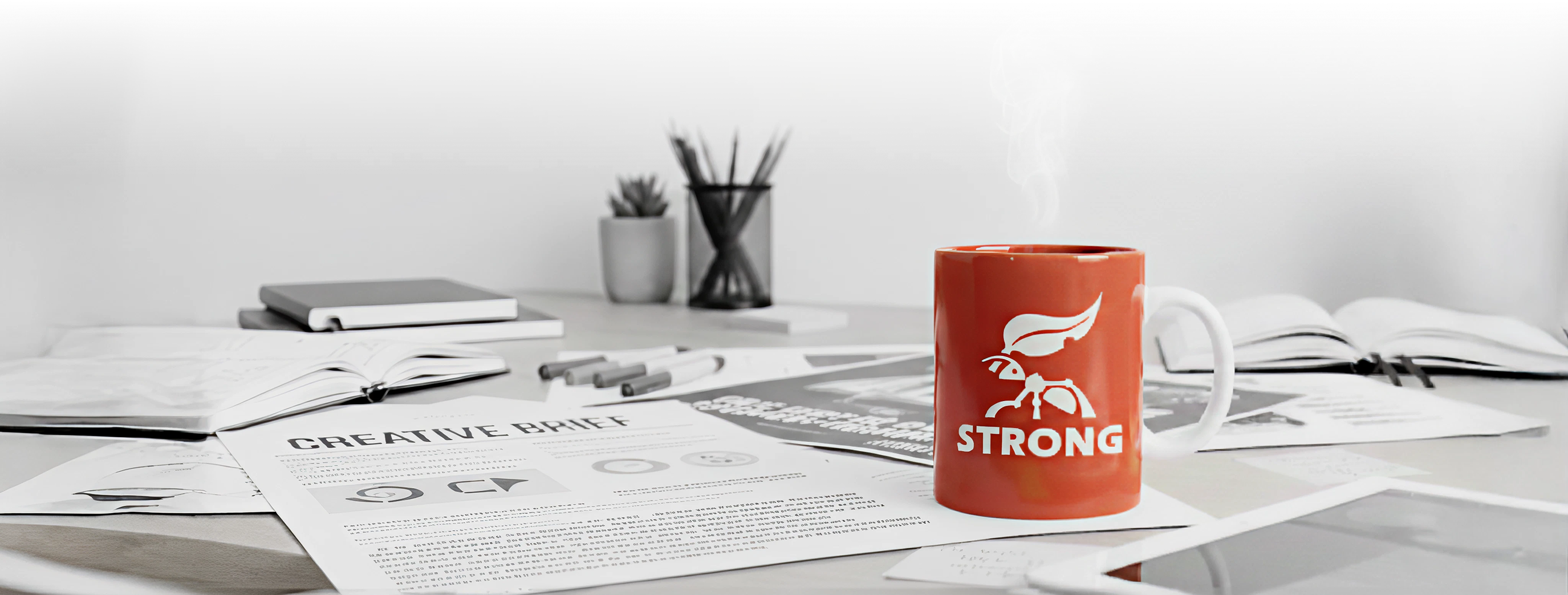 Strong Advertising Logo