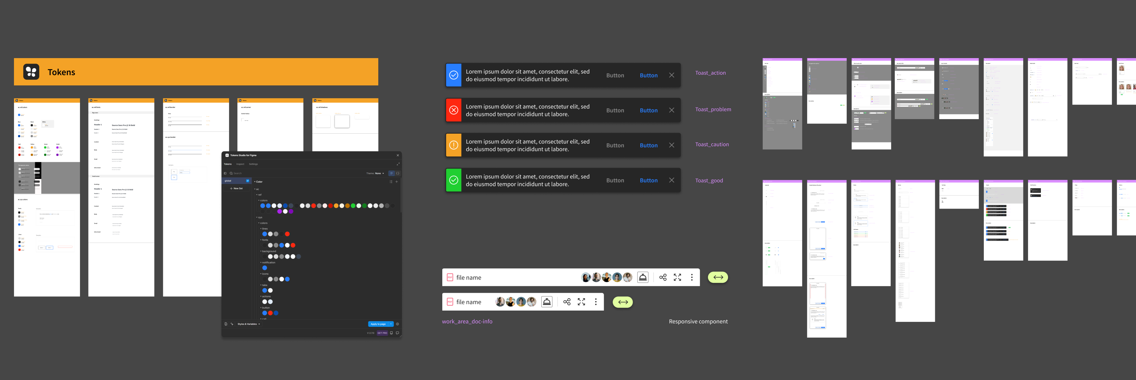 More examples of the Acroplia Design System
